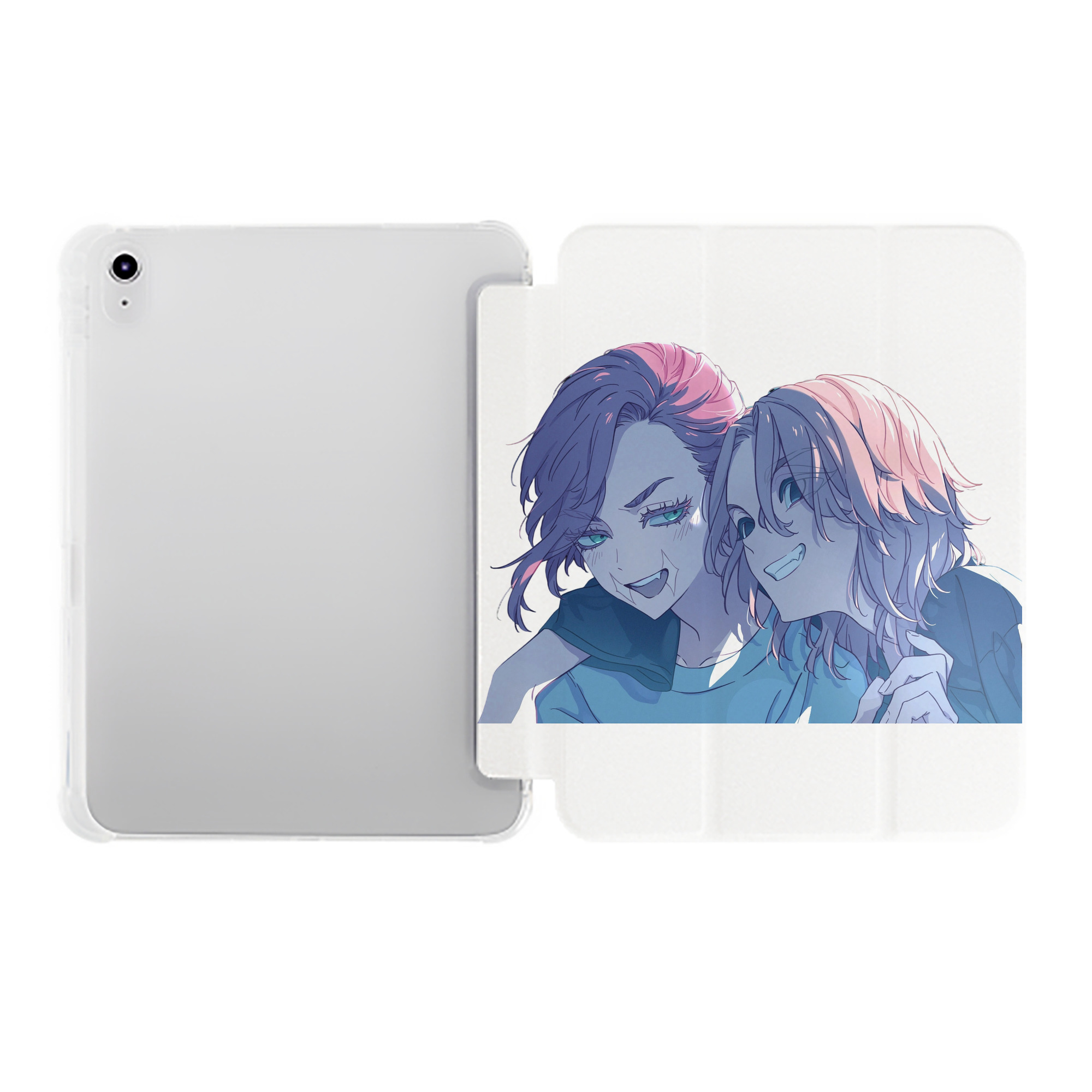（画像用） 東京リベンジャーズ Tokyo Revengers IPad ケース ペン収納付き 三つ折りスタンド PUレザー×シリコン 対応機種9.5/10.5/10.9インチ